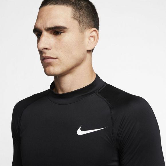 Мужская футболка с длинным рукавом и воротником Nike Pro