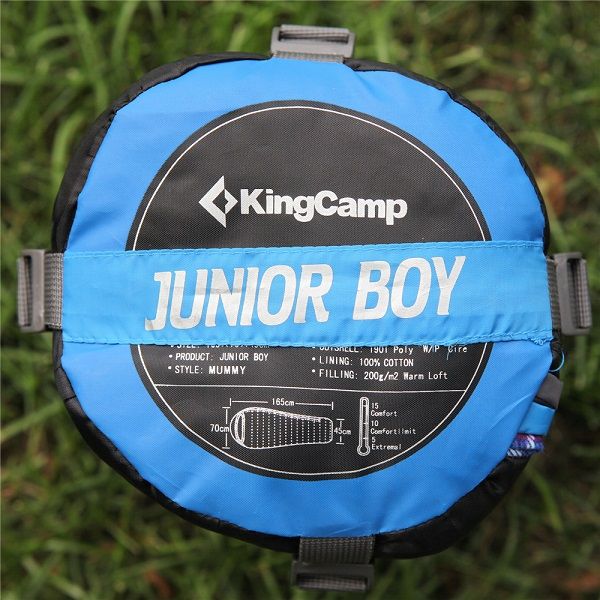 KingCamp - Легкий спальный мешок Junior (комфорт +15С)