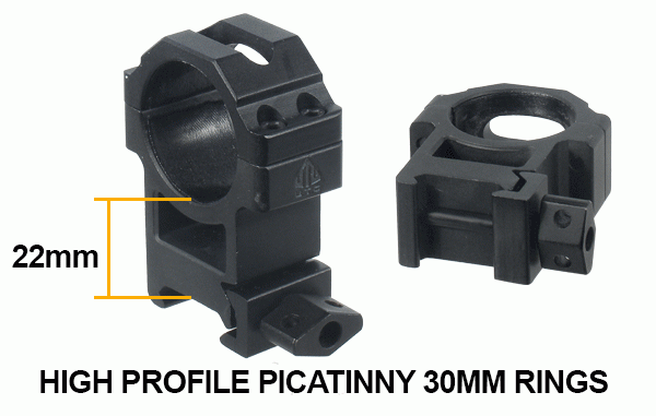 Leapers - Прицел Accushot Precision 10X50, 30мм, SF-параллакс, грав.MilDot, подсв.IE36, кольца на Weaver/Picatinny