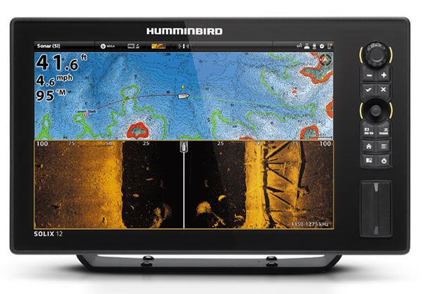 Humminbird - Эхолот Solix 12 Chirp Mega SI GPS