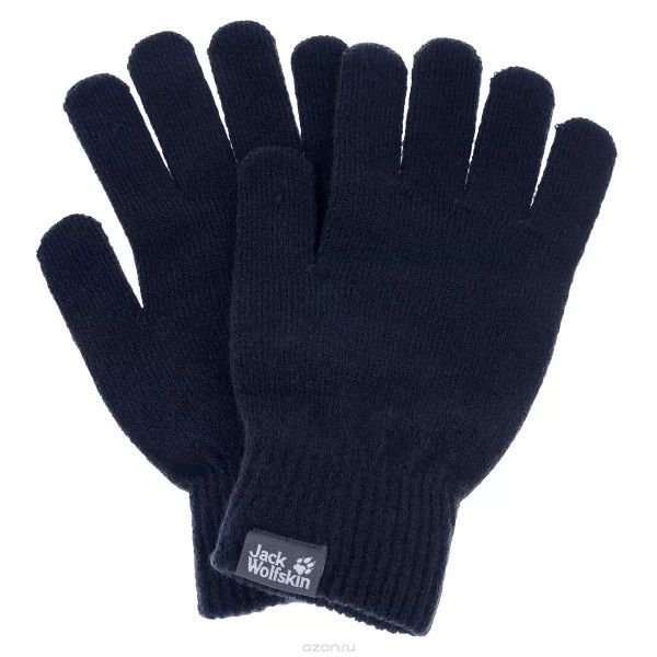 Jack Wolfskin — Перчатки трикотажные RIB GLOVE WOMEN