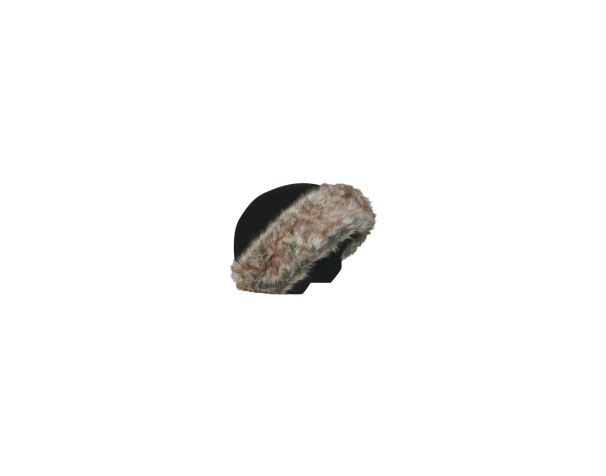 Нашлемник с меховой опушкой Coolcasc E001 Brown Fur
