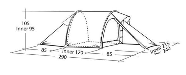 Robens - Палатка легкая для пары Goshawk