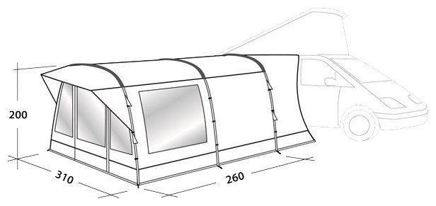 Easy Camp - Автопалатка двухместная Wimberly