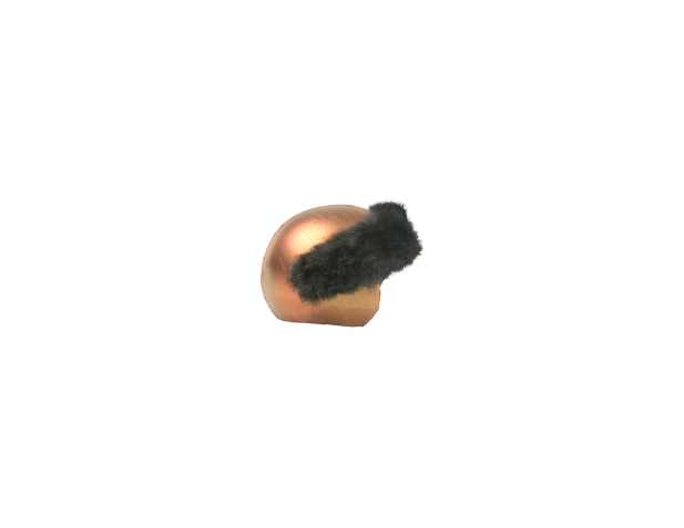 Нашлемник с меховой опушкой Coolcasc E003 Bronze