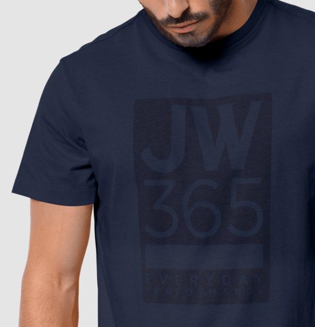 Мужская стильная футболка Jack Wolfskin 365 T M
