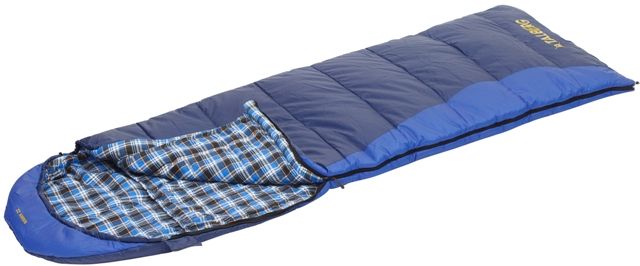 Теплый спальный мешок с левой молнией Talberg Bussen Wide -11 (комфорт +9C)