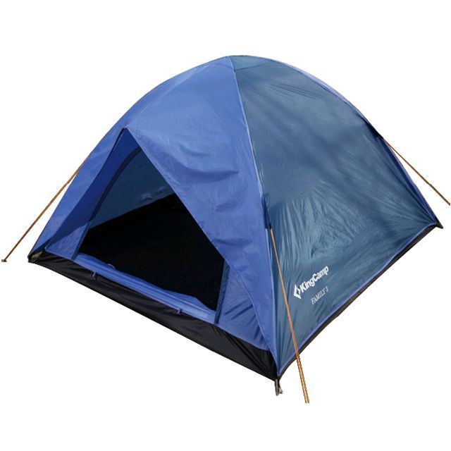 King Camp - Туристическая трёхместная палатка 3073 Family Fiber