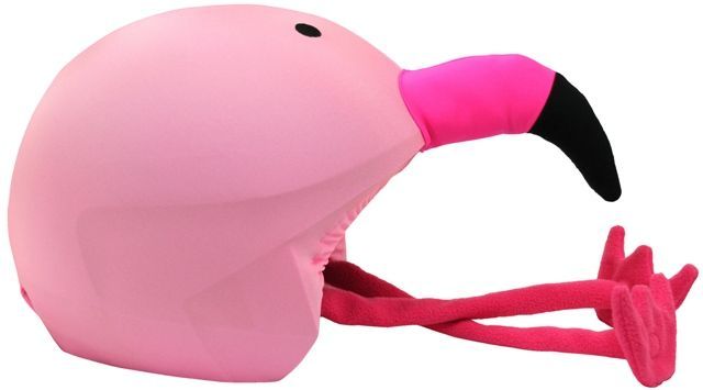 Красивый нашлемник на спортивный шлем Coolcasc 050 Flamingo