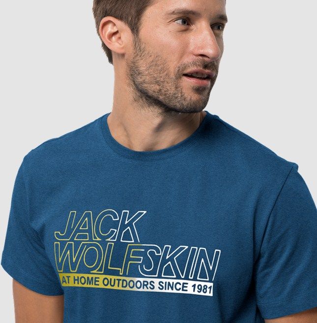 Jack Wolfskin - Мужская футболка Ocean T M