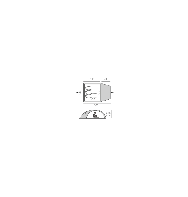 Палатка туристическая быстросборная BTrace Glade 3