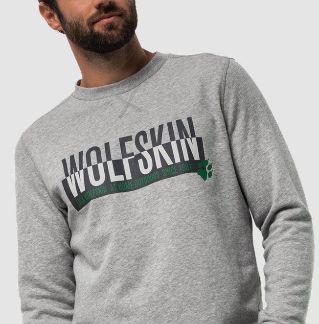 Теплый свитшот Jack Wolfskin Slogan Sweatshirt M