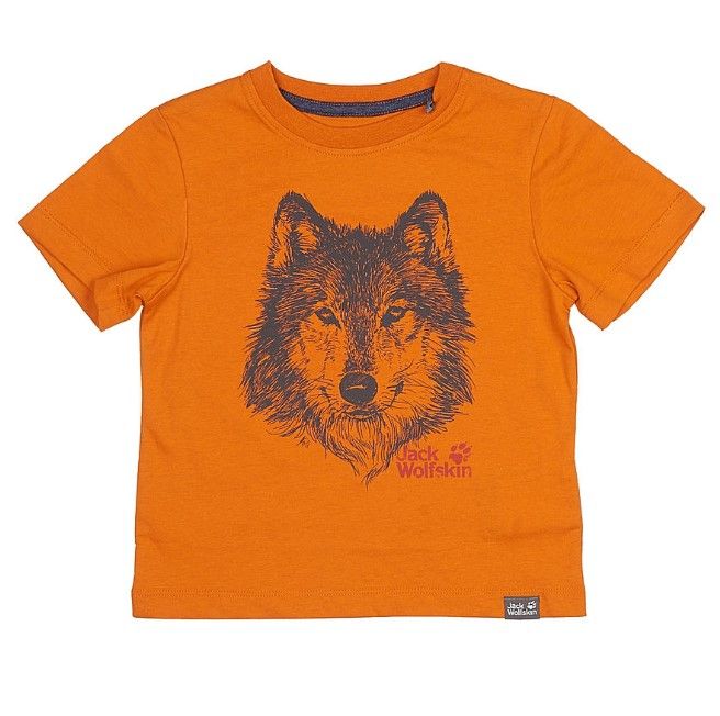 Jack Wolfskin - Легкая детская футболка Brand T Boys
