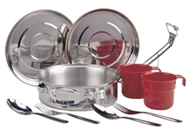 Laken - Набор посуды туристический стальной 8818