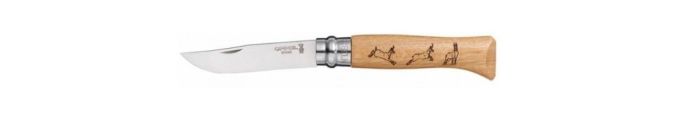 Нож с изображением Opinel №8 VRI Animalia