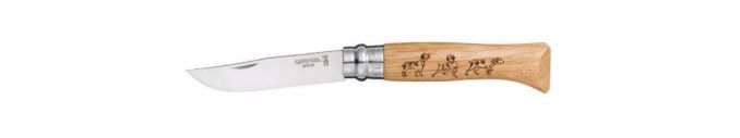 Нож с изображением Opinel №8 VRI Animalia