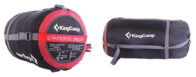 King Camp - Спальник с рукавами Standing 250M (комфорт +8)