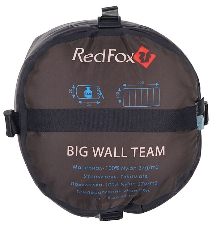 Red Fox — Одеяло туристическое Big Wall Team (комфорт +3)