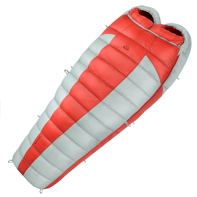 Двухместный пуховый спальный мешок Аллар Quark (комфорт +3С) 2020