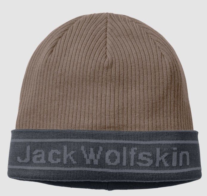 Вязаная шапка с надписью Jack Wolfskin Pride Knit Cap