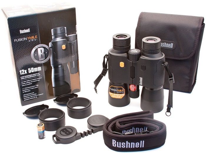Bushnell - Многофункциональный бинокль-дальномер Fusion 1 Mile ARC 12х50