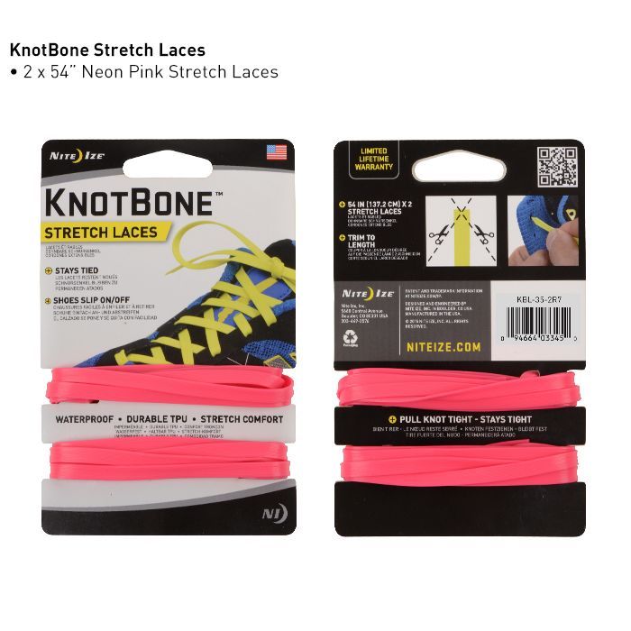 KnotBone - Яркие шнурки для обуви Stretch Laces