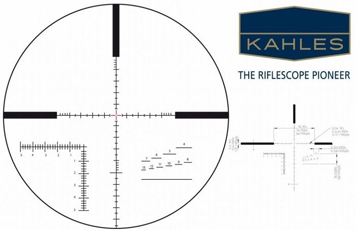 Тактический прицел Kahles K312i 3-12x50 CC MSR/Ki