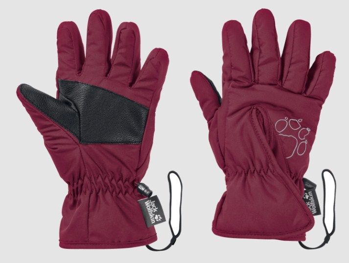 Теплые зимние перчатки Jack Wolfskin Easy Entry Glove Kids
