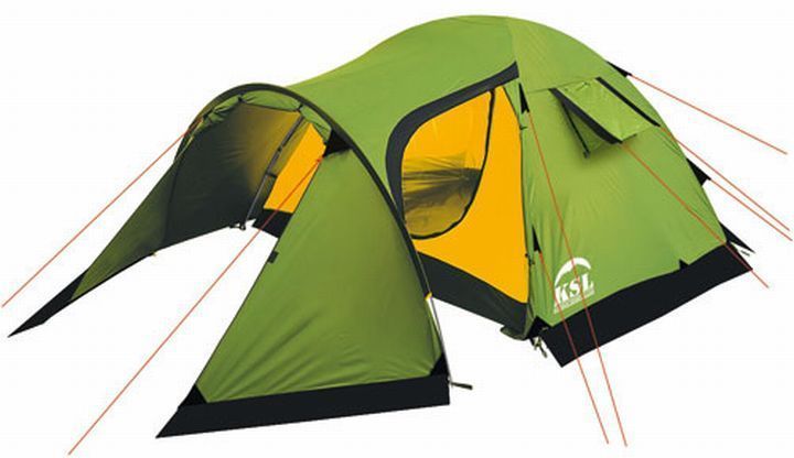 KSL - Треккинговая палатка с юбкой Cherokee 3