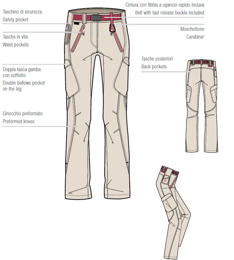 FERRINO - Хлопковые брюки Okawango Pant Woman