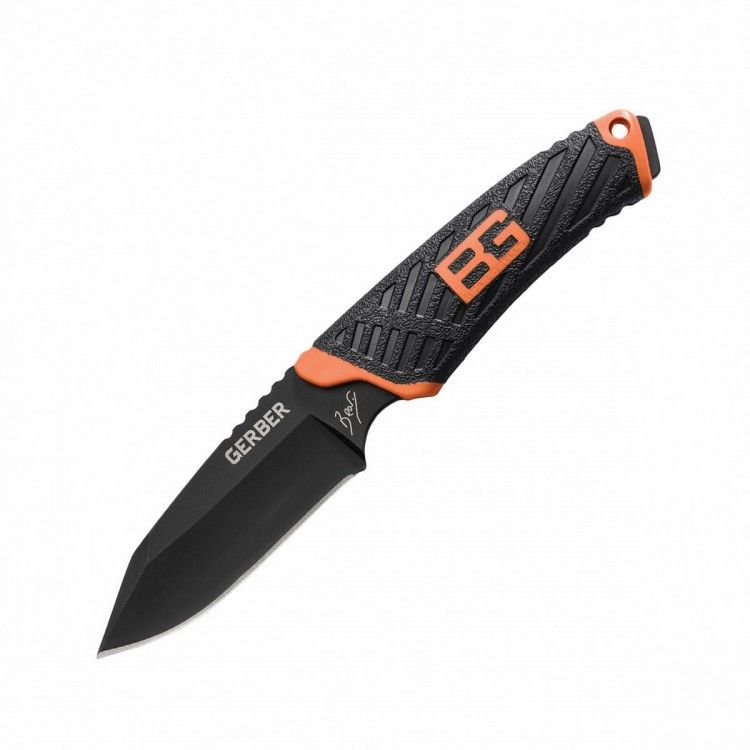 Gerber - Нож с прорезиненной ручкой Gerber Bear Grylls Compact Fixed Blade