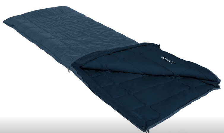 Комфортный спальник одеяло левый Vaude Navajo 500 XL (комфорт +12)