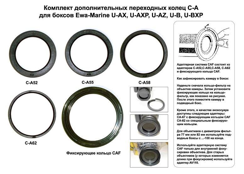 Ewa-Marine - Бокс для подводной фото-видео съемки U-AX