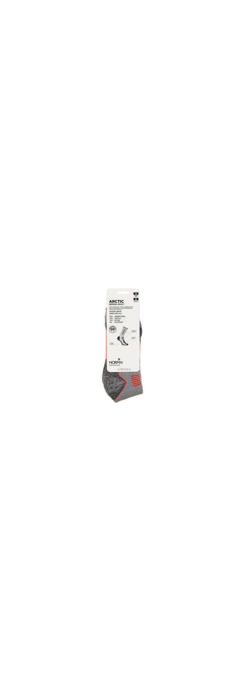 Носки Norfin T4M Arctic Merino Heavy LONG