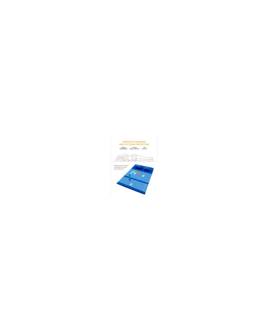 Современный надувной коврик King Camp Comfort Double 198х130х4 см