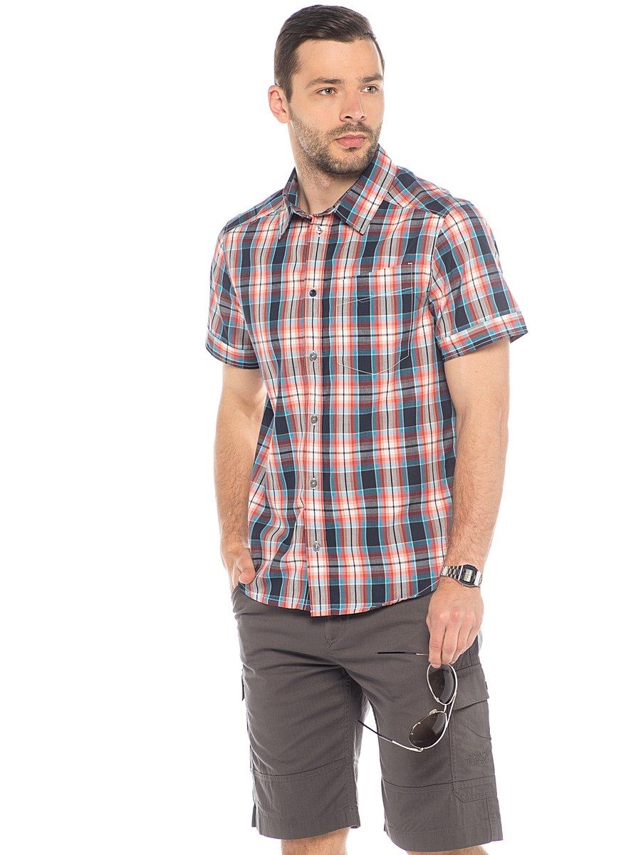 Jack Wolfskin — Рубашка с коротким рукавом для мужчин Fairford Shirt Men