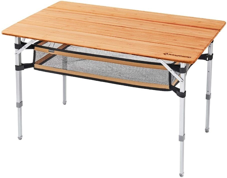 Складной туристический стол King Camp 2016 4-Folding Bamboo Table 10065plus