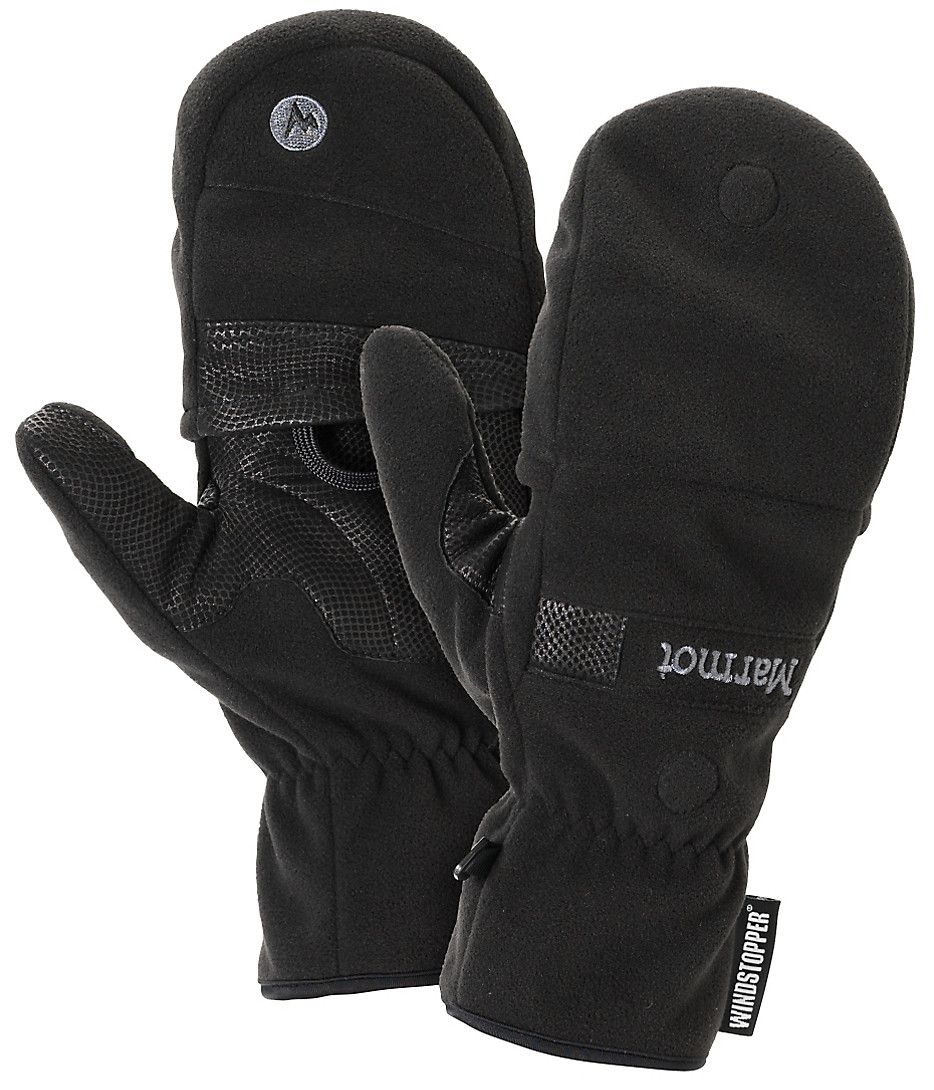Marmot - Перчатки спортивные удобные Windstopper Convertible Glove