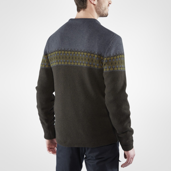 Fjallraven - Вязаный мужской свитер Ovik Scandinavian