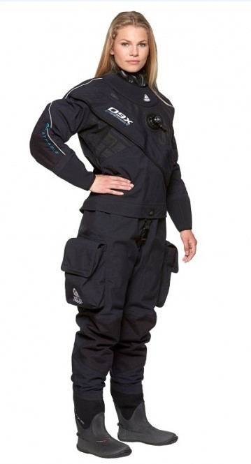 Высокотехнологичный сухой гидрокостюм женский Waterproof D9X Breathable