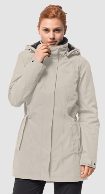 Элегантное женское пальто Jack Wolfskin Madison Avenue Coat