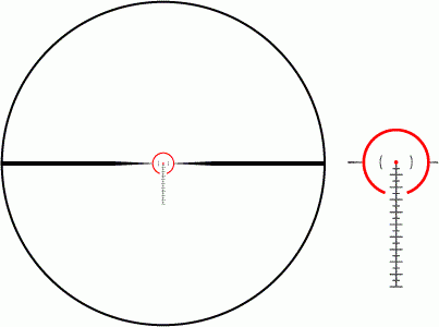 Прицел оптический с подсветкой Kahles K 15i 1-5x24 SM1