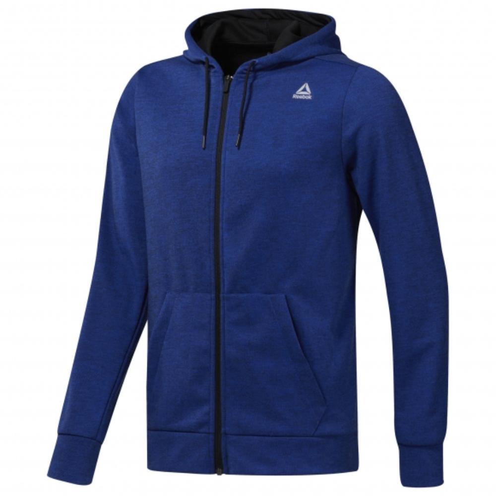 Спортивная мужская толстовка Reebok Wor Mel Dbl Kn Fz Hoodie