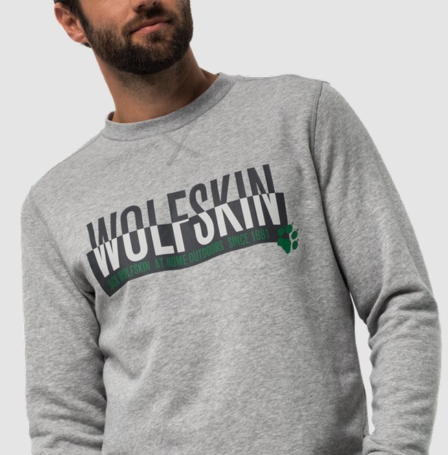 Теплый свитшот Jack Wolfskin Slogan Sweatshirt M