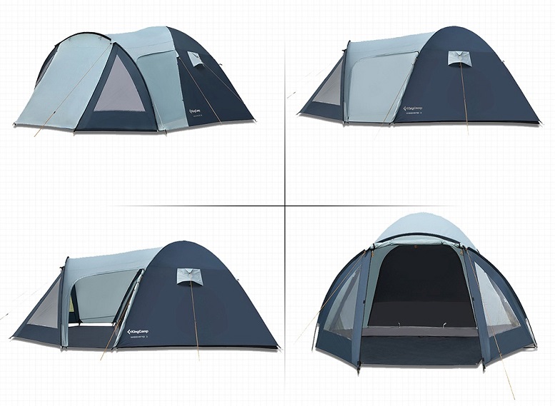 King Camp - Кемпинговая палатка 3008 Weekend Fiber