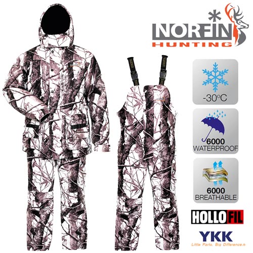 Norfin - Зимний костюм для охоты Hunting Wild Snow