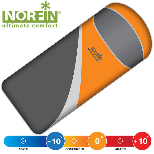 Norfin - Спальный мешок-одеяло Scandic Comfort 350 с левой молнией (комфорт 0 С)