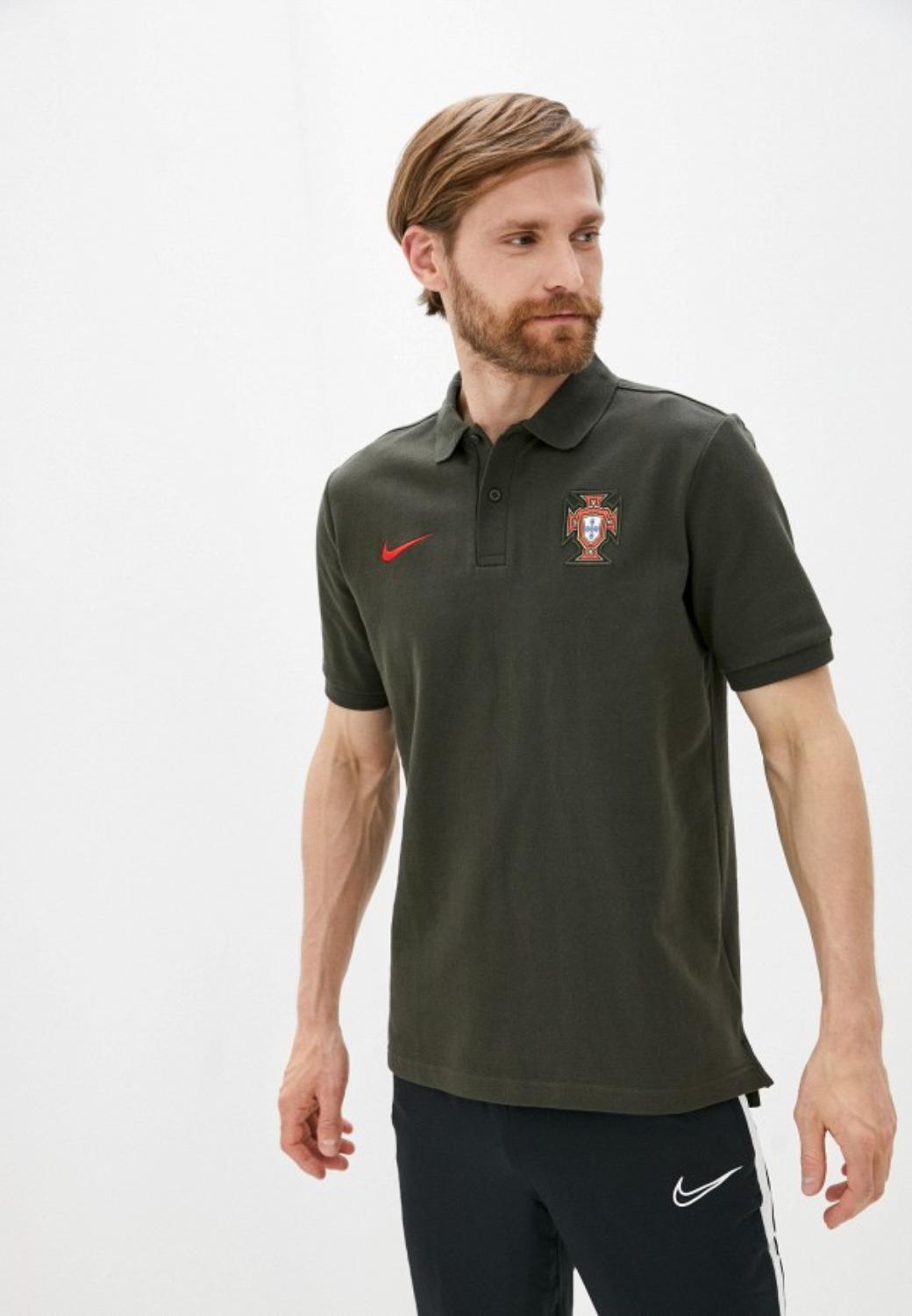 Спортивная мужская футболка Nike Fpf M Nsw Polo Pq Cre