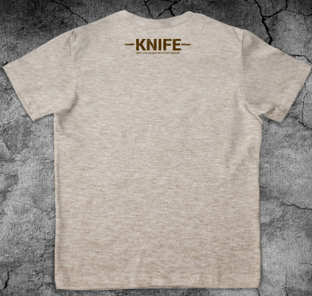 Макс-Экстрим - Спортивная футболка с дизайном Нож