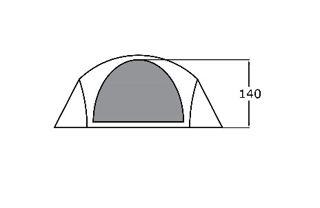 Палатка двухслойная Bercut Шторм - 5